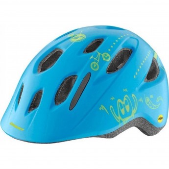 Шлем HOLLER с системой DIAL FIT, с сеткой 46-51CM матовый синий